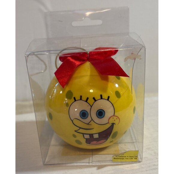 Vtg 2003 Enesco Spongebob Squarepants Hey Santa...I'm Ready Christmas Ornament - Picture 1 of 6